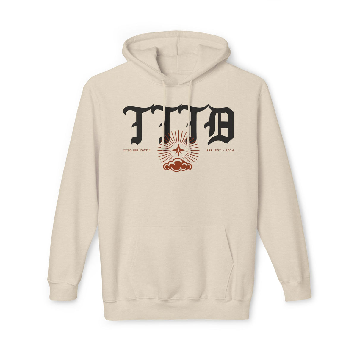 TTTD Unisex Hooded Sweatshirt, Made in US