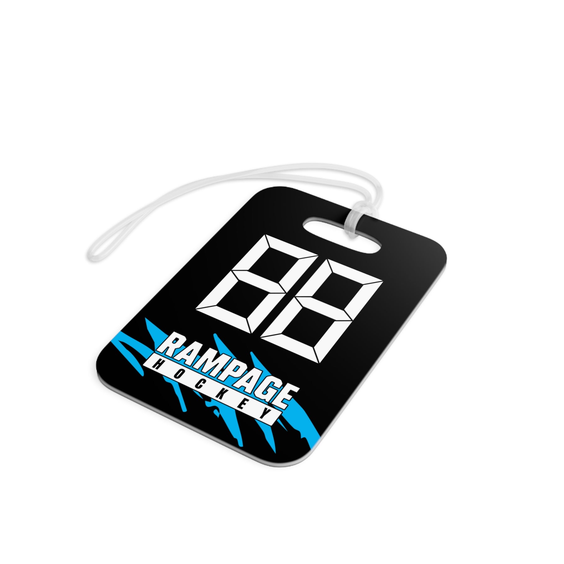 Rampage # Hockey Bag Tag
