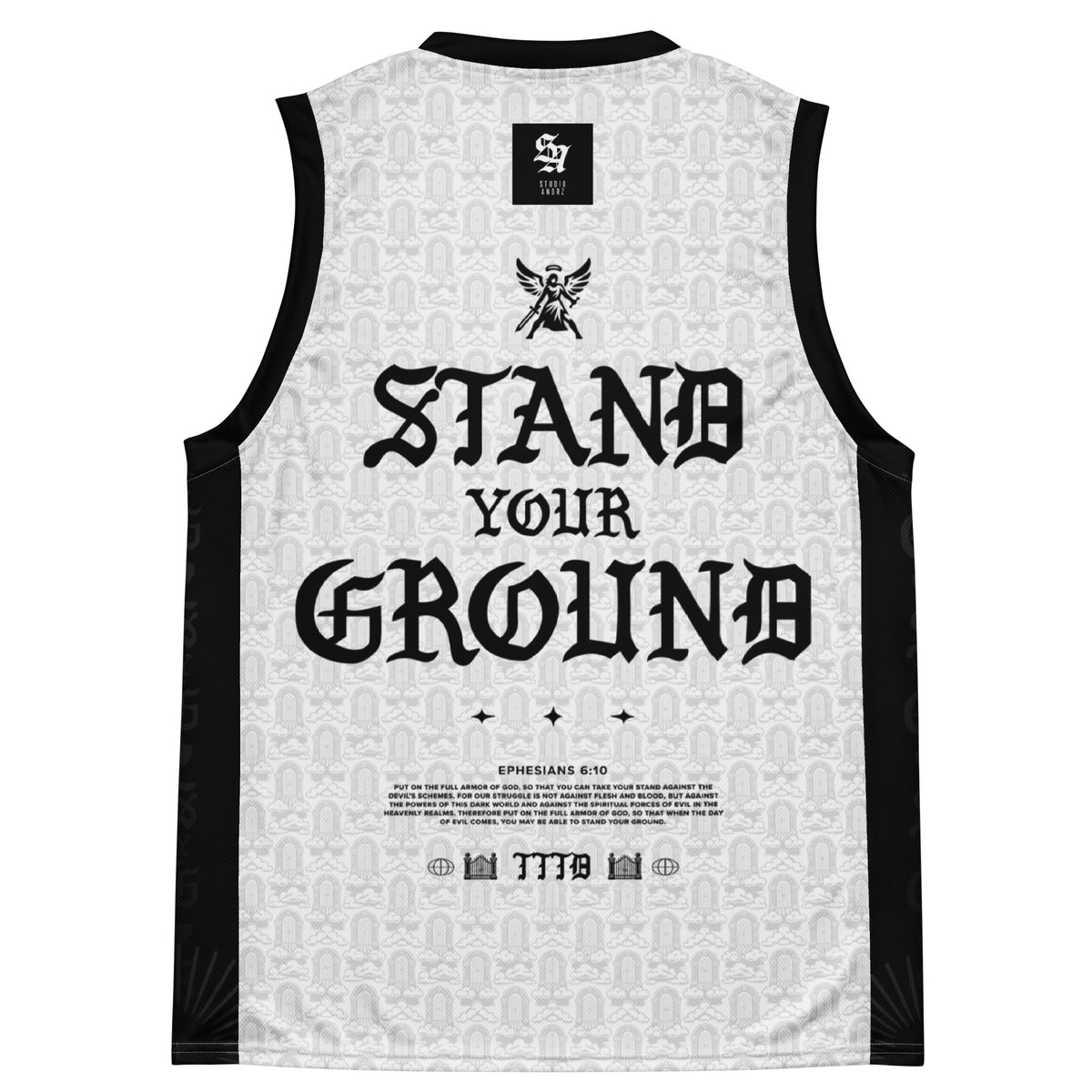 TTTD Stand Your Ground Recycled unisex basketball jersey