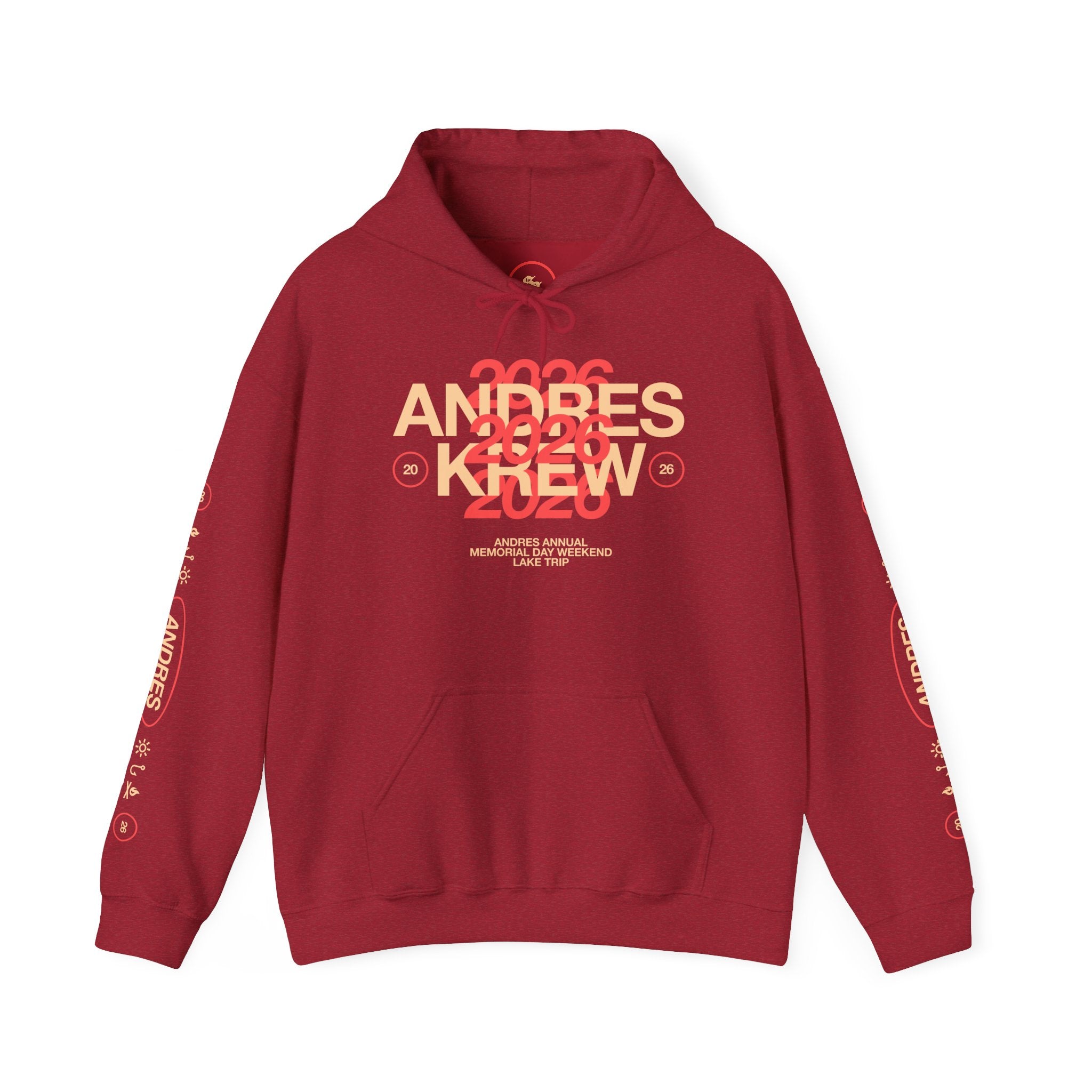 Andres Krew 2026 - Unisex Heavy Blend™ Hooded Sweatshirt-25