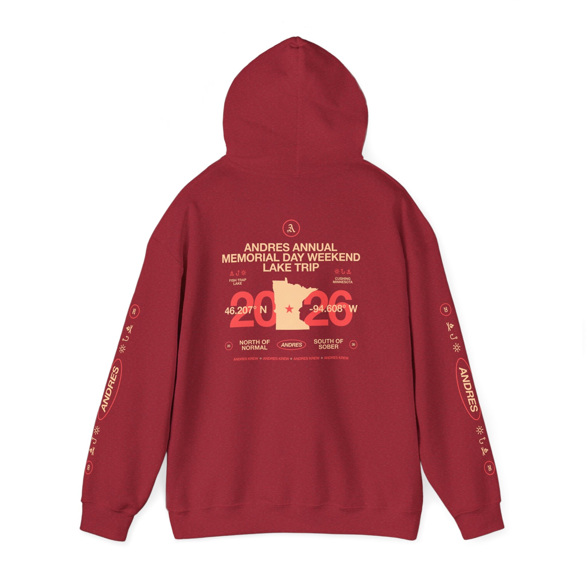 Andres Krew 2026 - Unisex Heavy Blend™ Hooded Sweatshirt-27