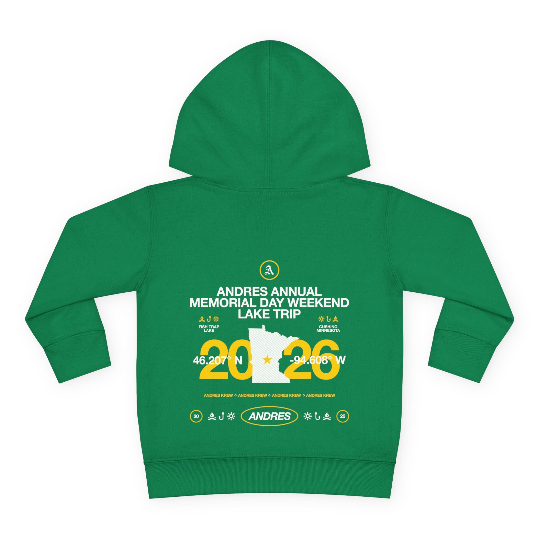 Kiddo Andres 26 Toddler Pullover Fleece Hoodie-6