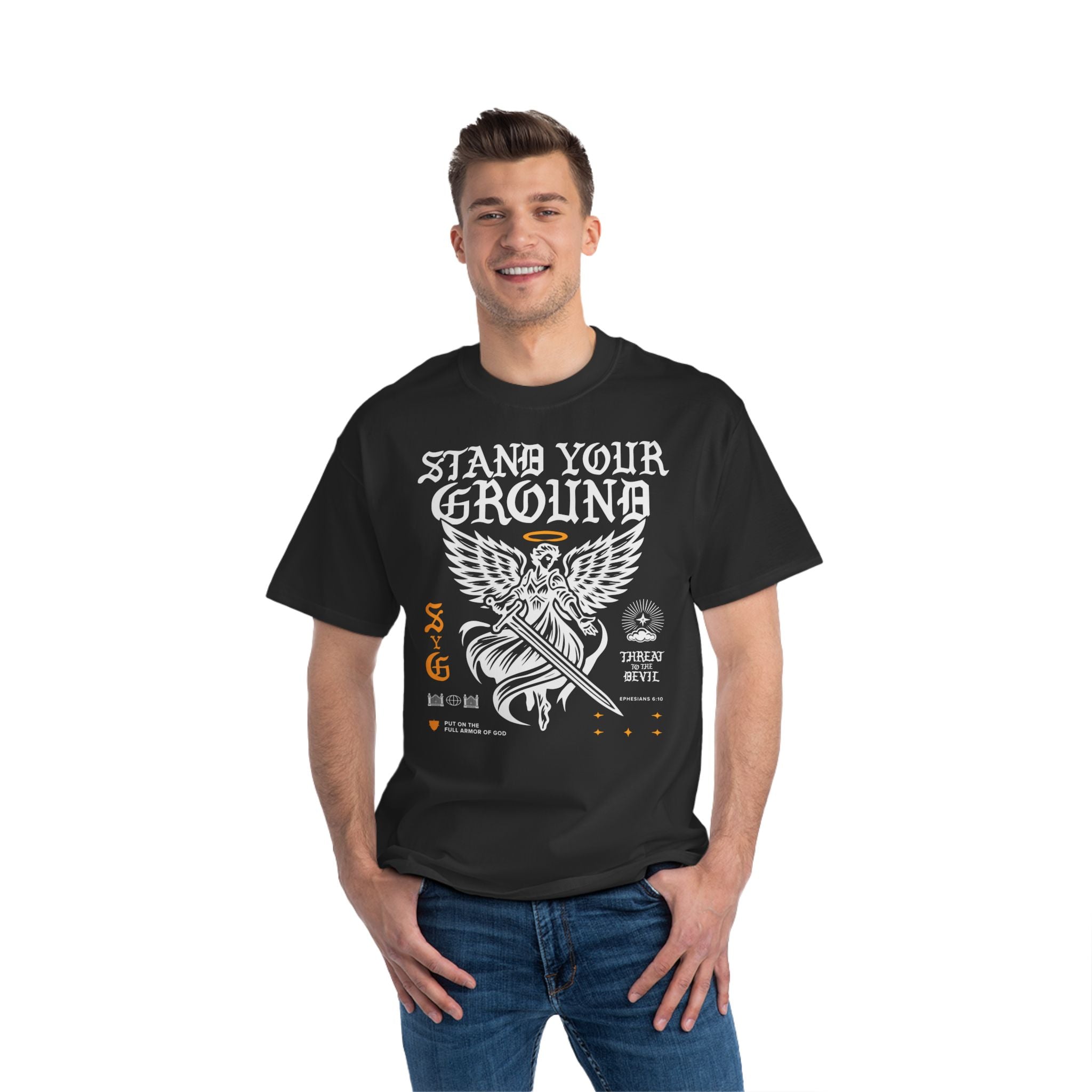 TTTD Stand Your Ground Beefy-T®  Short-Sleeve T-Shirt-7