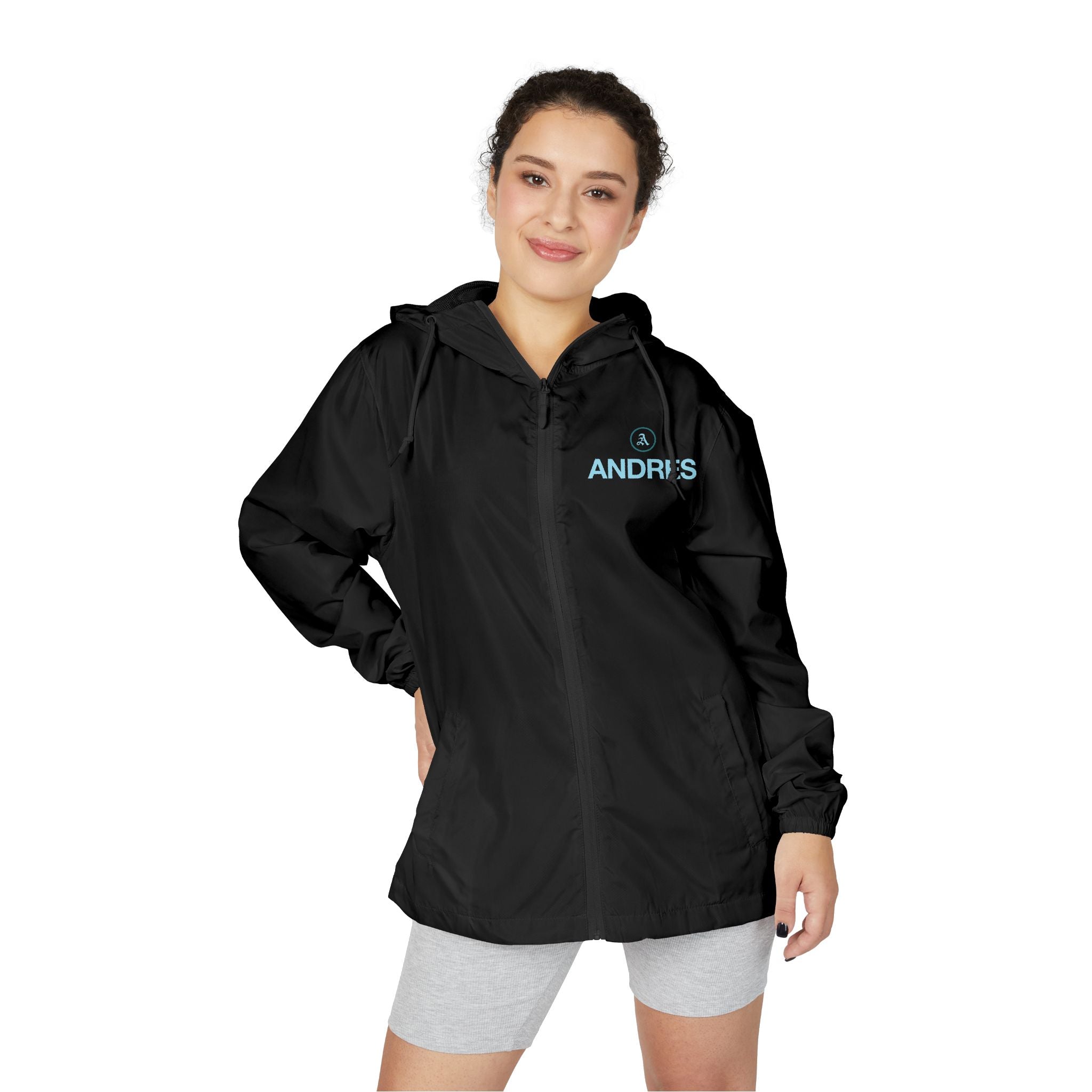 Unisex Full-Zip Windbreaker Jacket-4