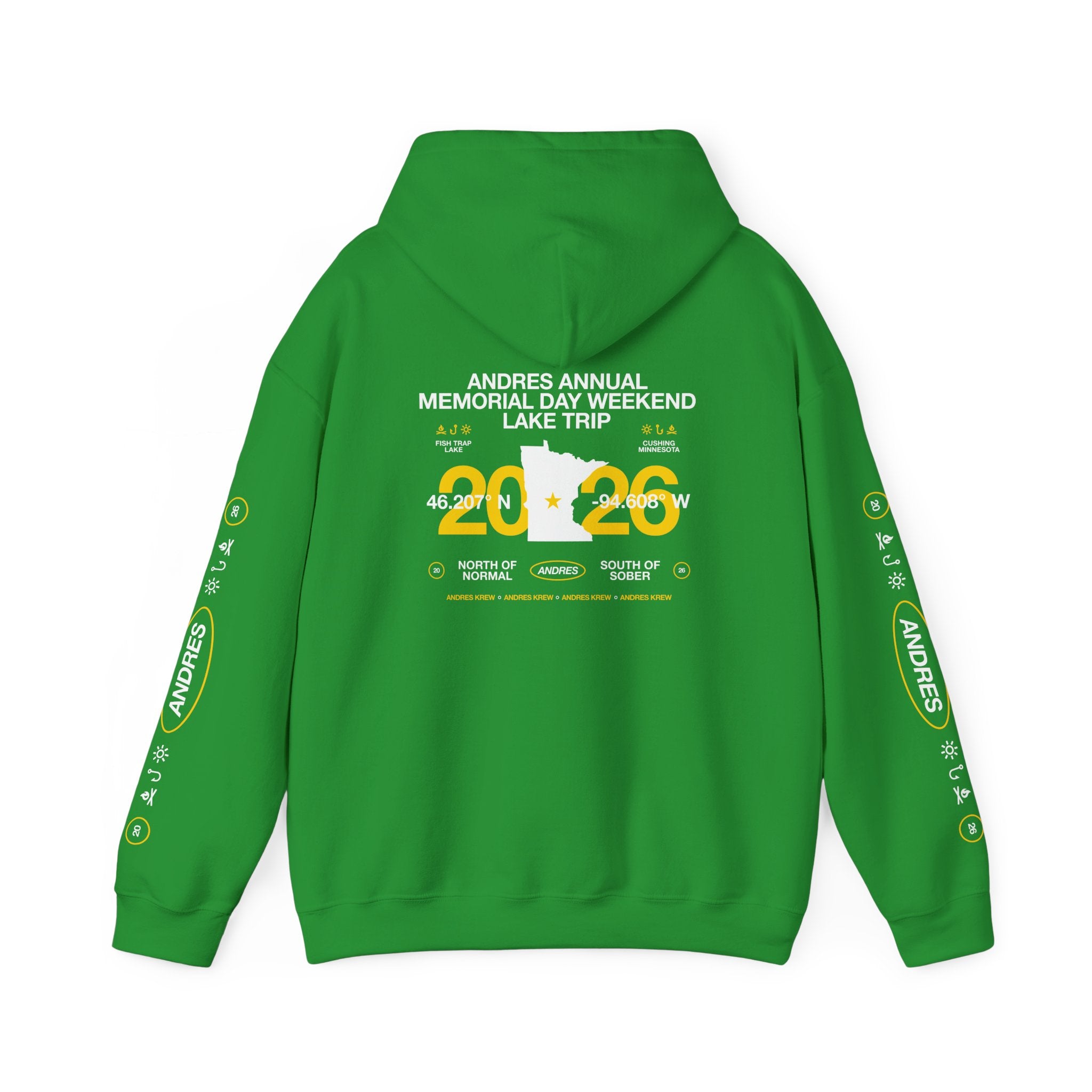 Andres Krew 2026 - Unisex Heavy Blend™ Hooded Sweatshirt-18
