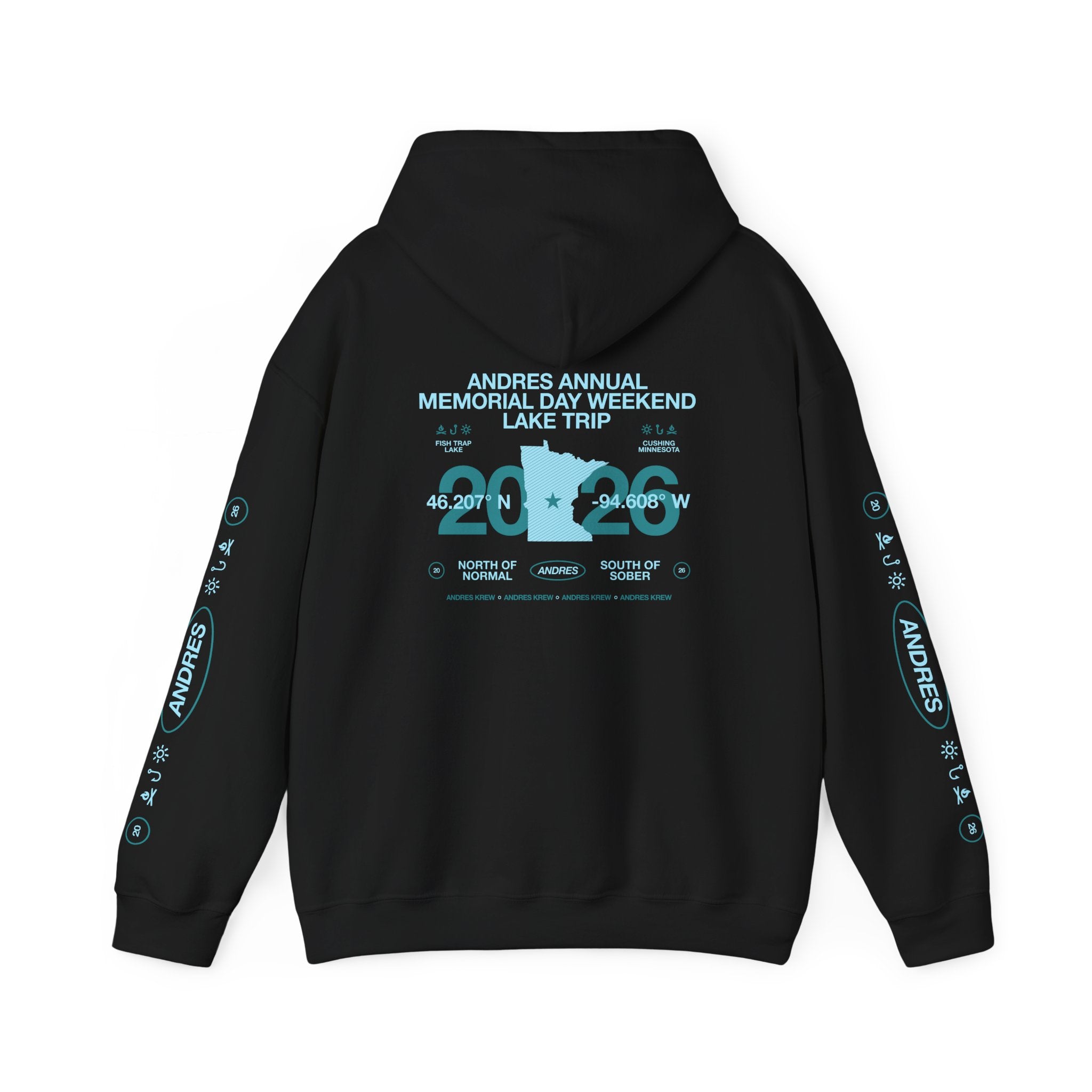 Andres Krew 2026 - Unisex Heavy Blend™ Hooded Sweatshirt-10