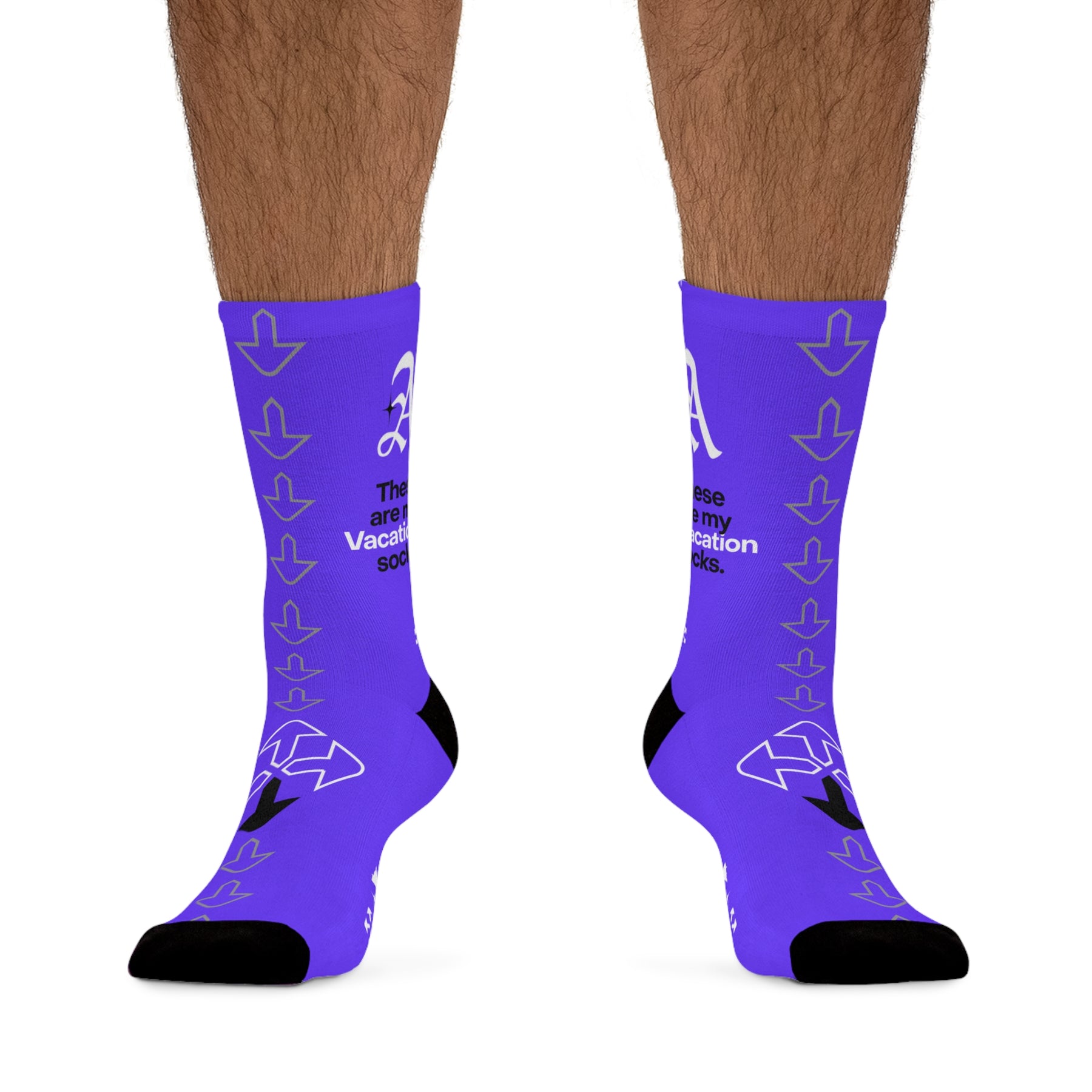 Vacation Socks Purp Recycled Poly Socks