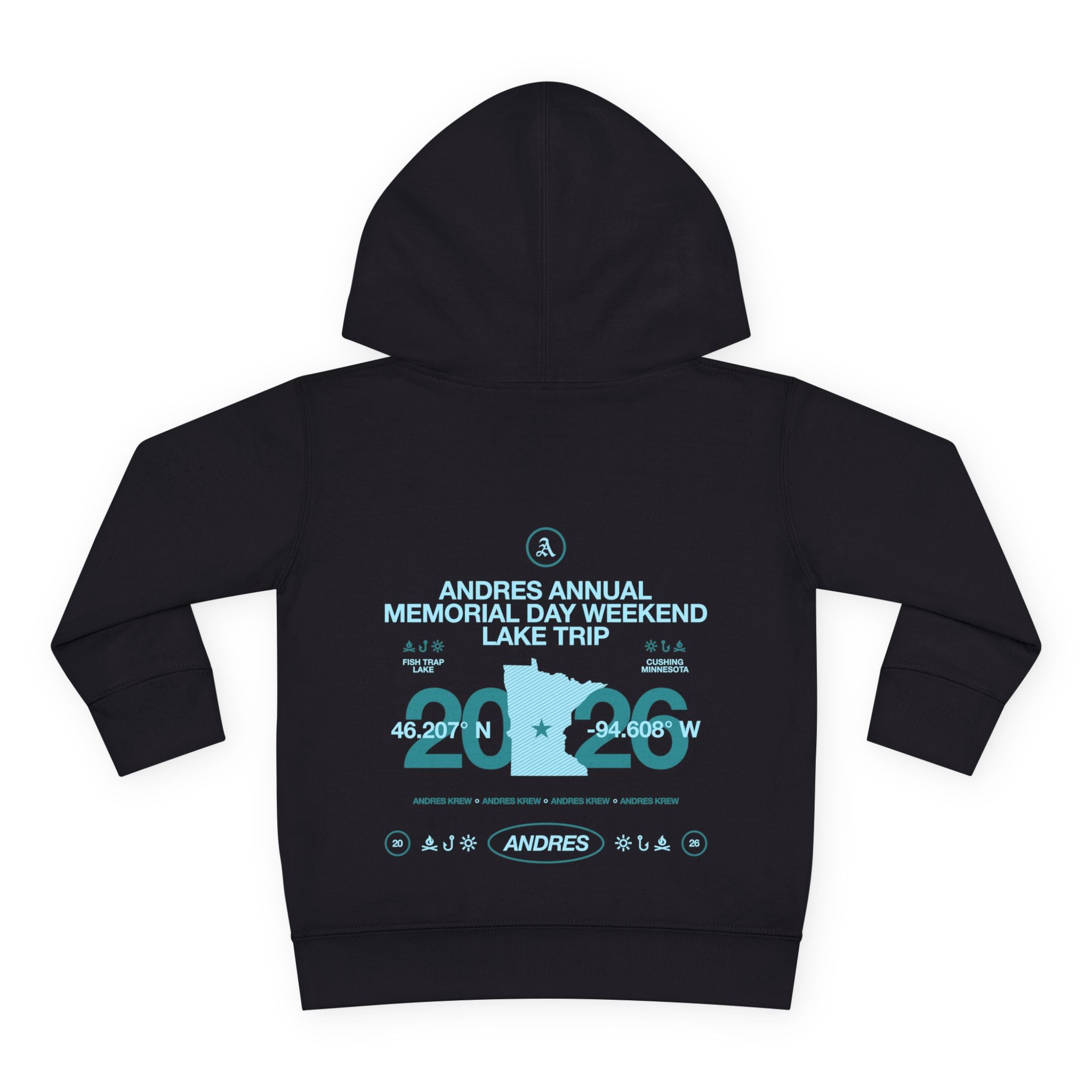 Kiddo Andres 26 Toddler Pullover Fleece Hoodie