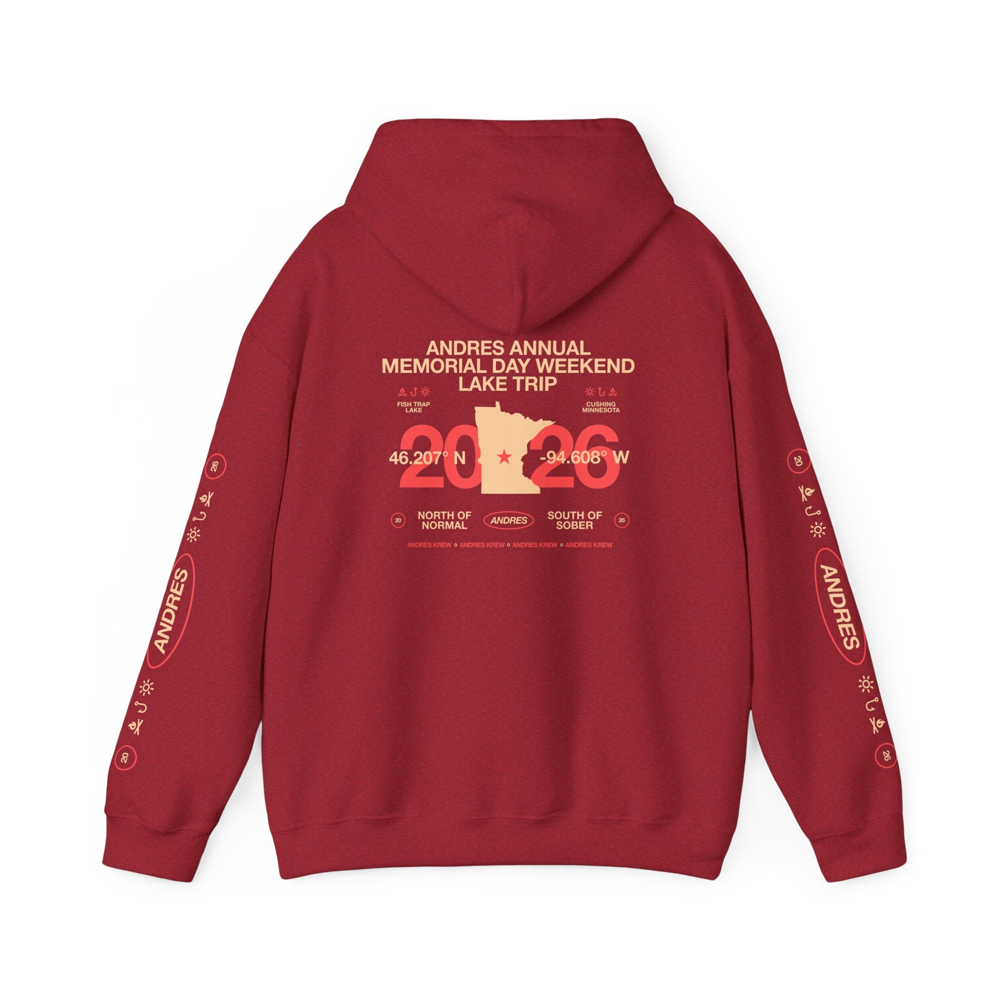 Andres Krew 2026 - Unisex Heavy Blend™ Hooded Sweatshirt-26