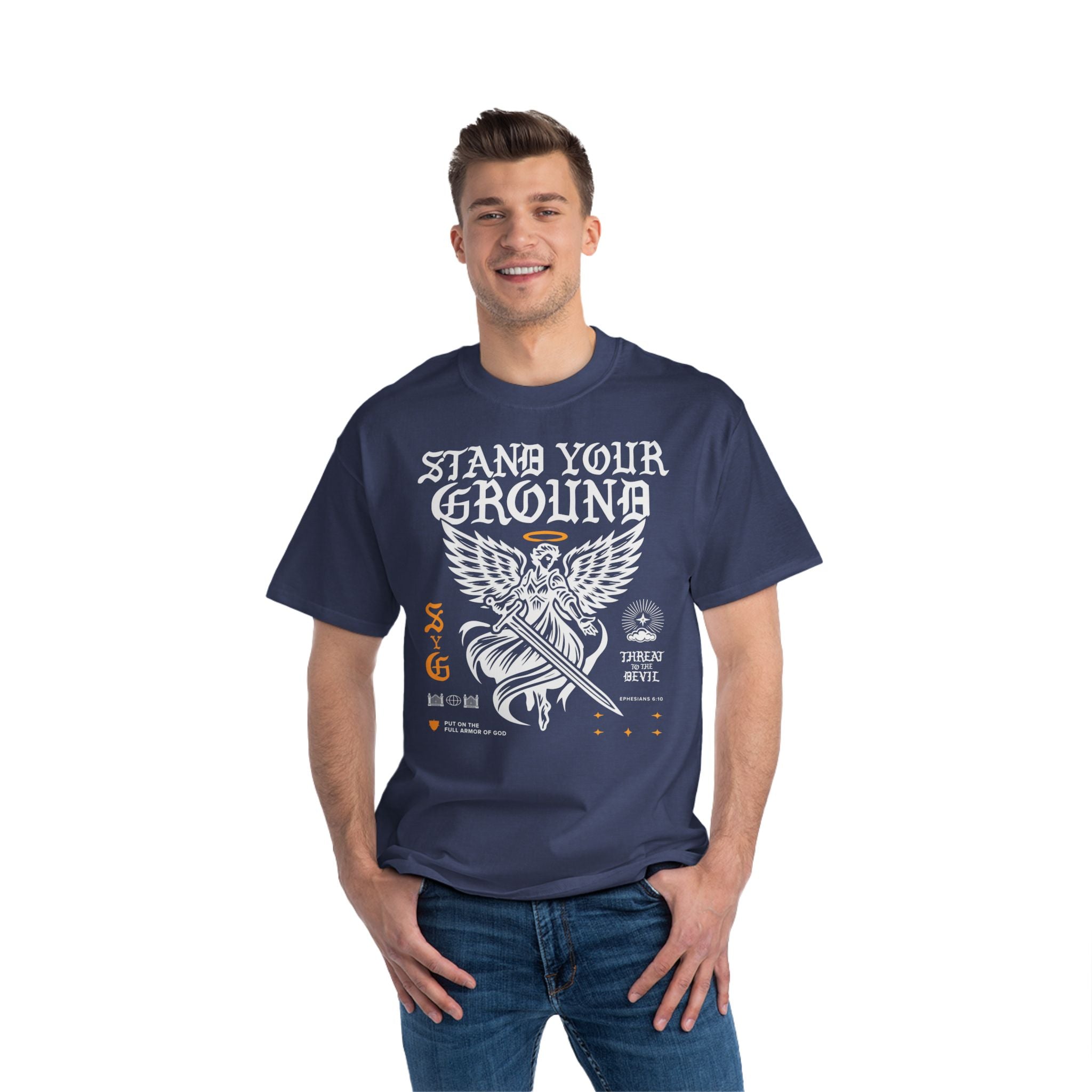 TTTD Stand Your Ground Beefy-T®  Short-Sleeve T-Shirt-23