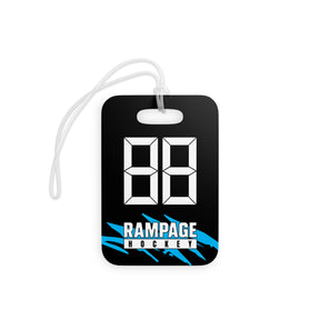 Rampage # Hockey Bag Tag