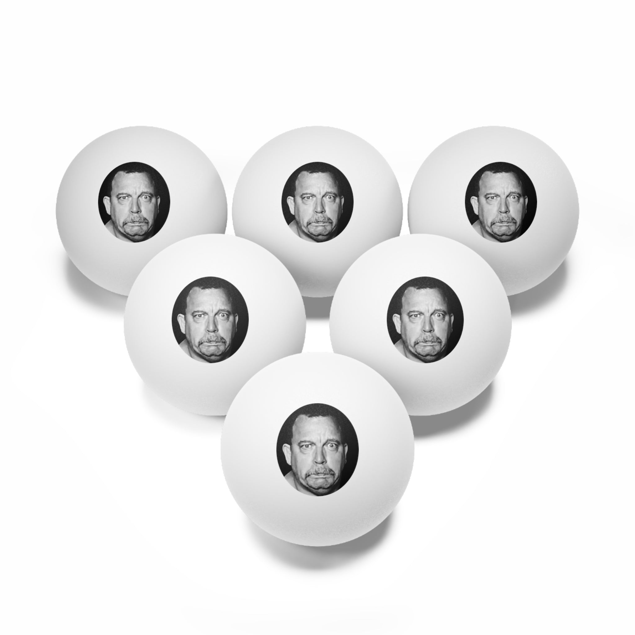 Dad Ping Pong Balls, 6 pcs