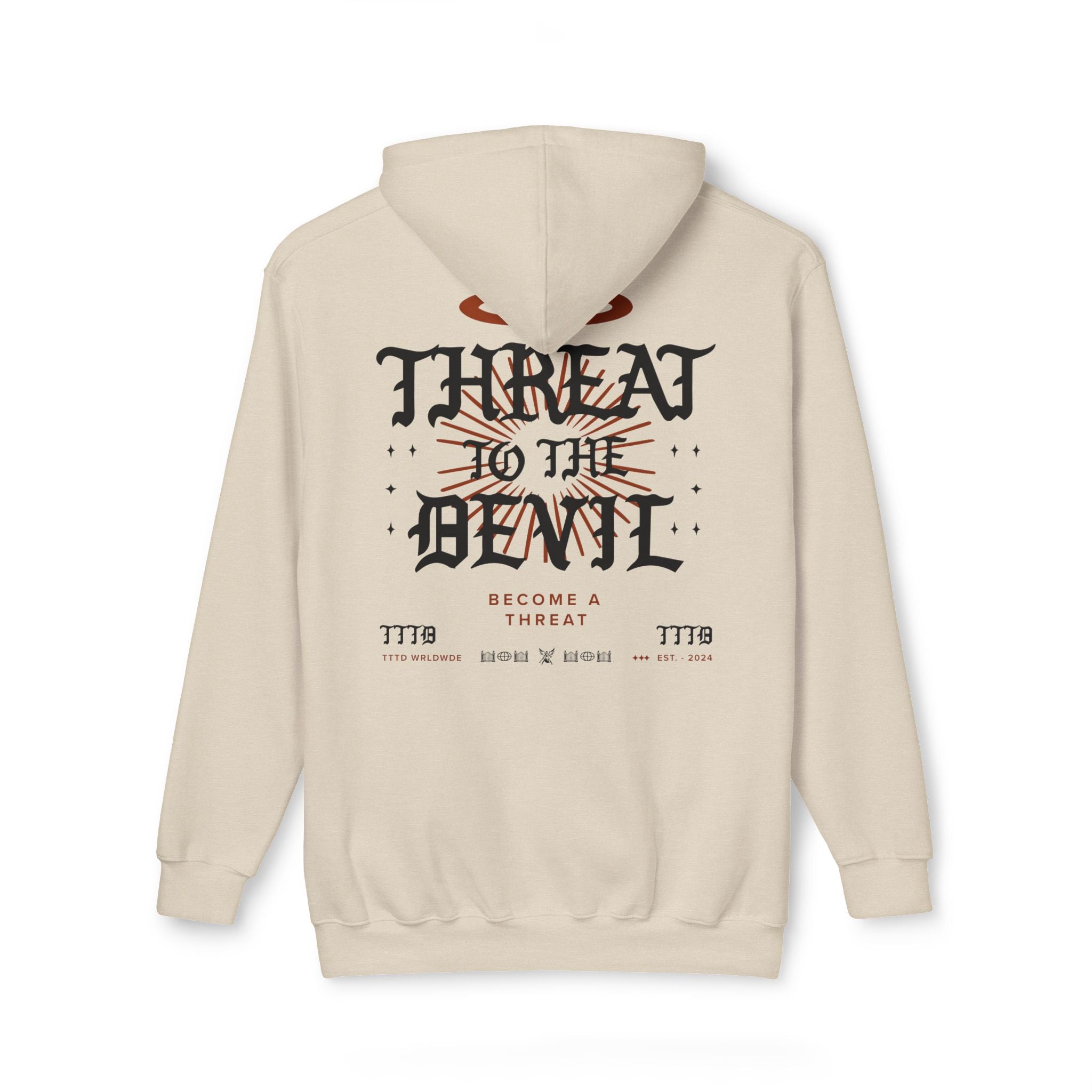 TTTD Unisex Hooded Sweatshirt, Made in US