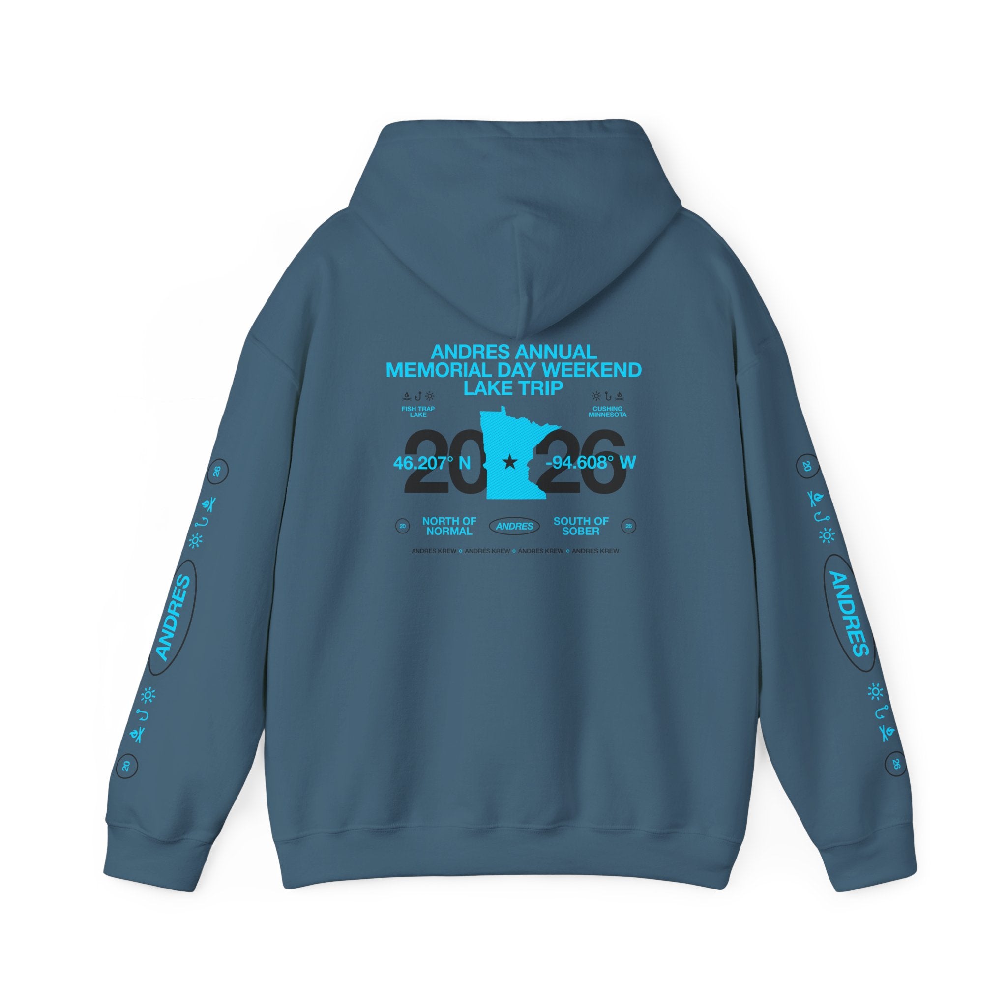 Andres Krew 2026 - Unisex Heavy Blend™ Hooded Sweatshirt-14