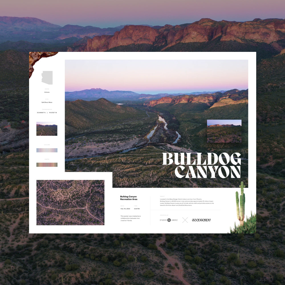 Bulldog Canyon Matte Print (16 x 20)