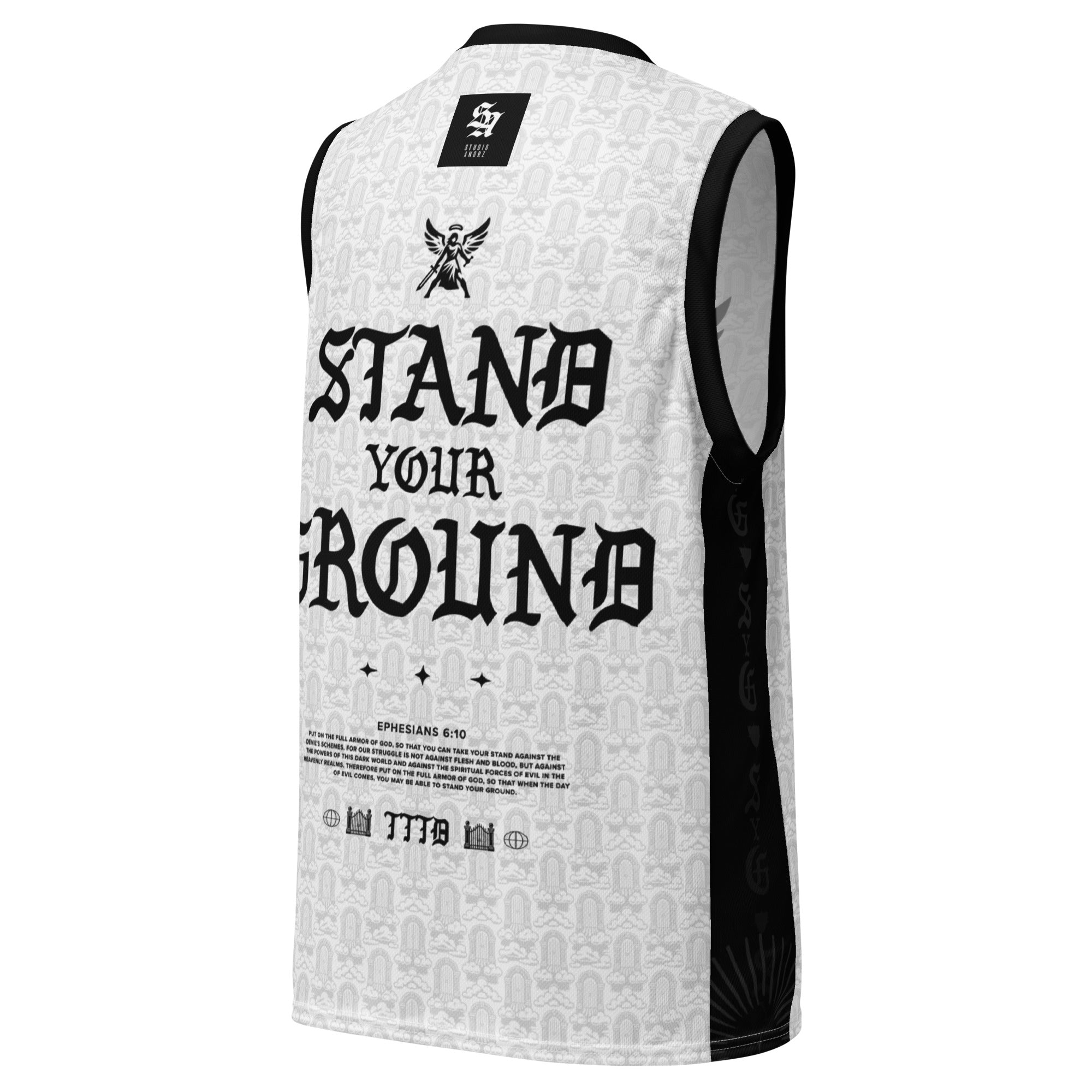 TTTD Stand Your Ground Recycled unisex basketball jersey-6