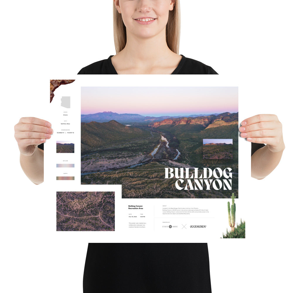 Bulldog Canyon Matte Print (16 x 20)-2